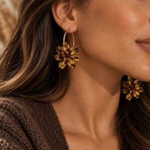 Boucle d'oreille - Flowers