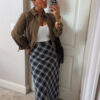 jupe en satin - juliette - Thumbnail Image 2