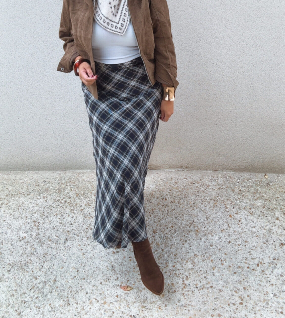 jupe en satin - juliette – Image 1