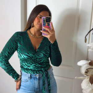 Top cache coeur - lily