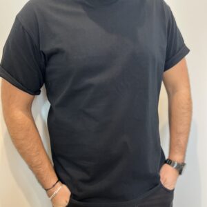 Jersey coupe droite - Valentin noir