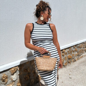 Robe en jersey - Marine