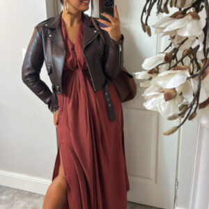 Robe teracotta - Nina